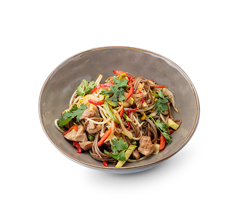WOK ЛАПША СОБА С КУРИЦЕЙ